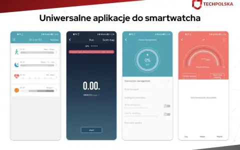 Aplikacja na smartbanda po polsku: przegląd funkcji Wearfit, biegania, zarządzania urządzeniem i pomiaru tętna.