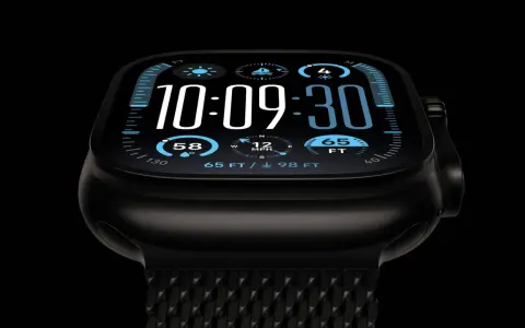Czarny smartwatch z ekranem pokazującym godzinę 10:09:30, temperaturę 58, wiatr 12 MPH i głębokość 65 FT. Dowiedz się, jak włączyć powiadomienia na smartwatch.