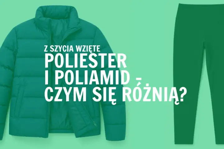 Puchowa kurtka i zielone legginsy. Czy poliamid czy poliester to lepszy wybór?